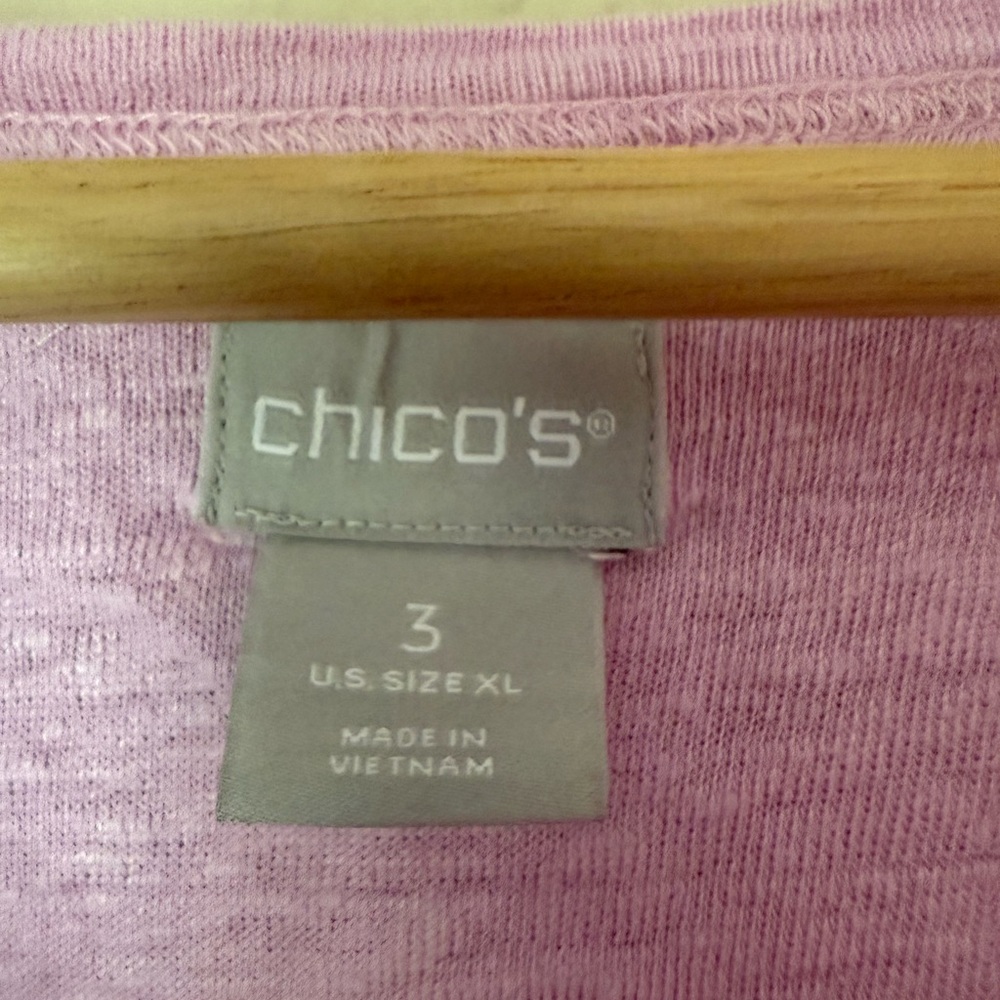 Chico's Linen Top - Picture 2 of 4